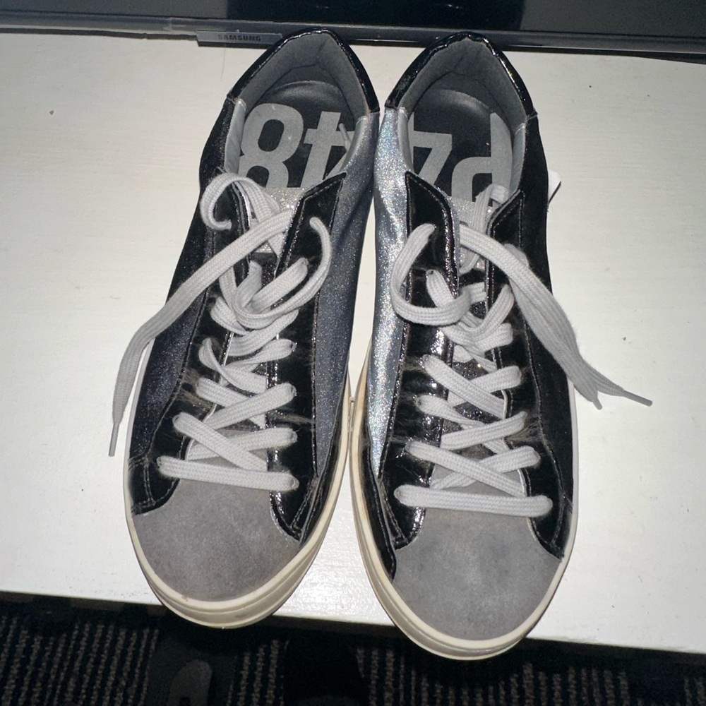 P448 velvet sneakers